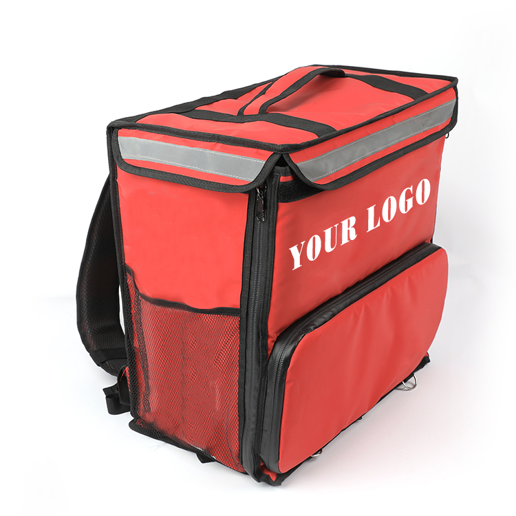 Large Capacity Waterproof Bike Coooler Bag Motorcycle Pizza Insulated Bags Food Delivery Backpack