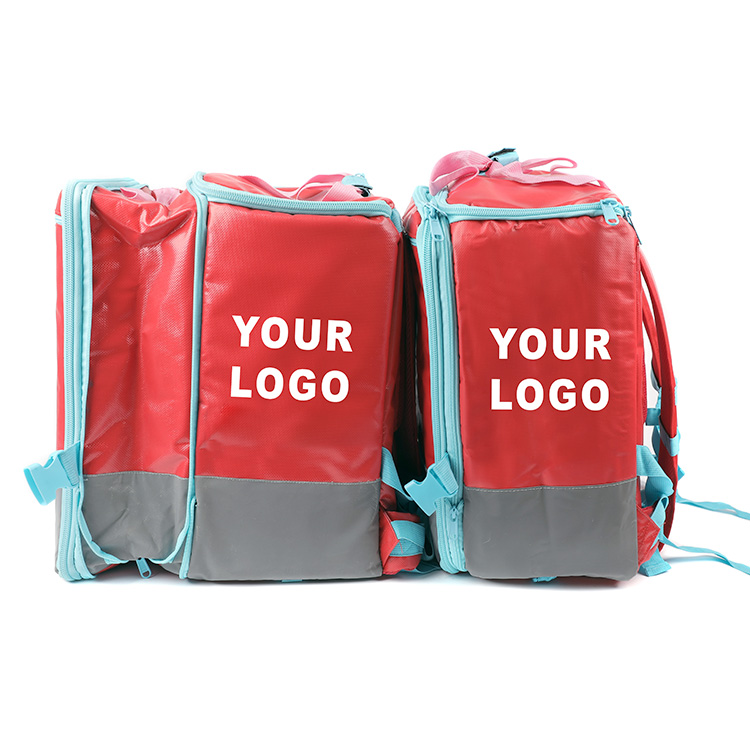 Custom Printed Portable Large Insulated Tote Bag Cooler Bag Backpack  Thermal Lunch Cooler Bag