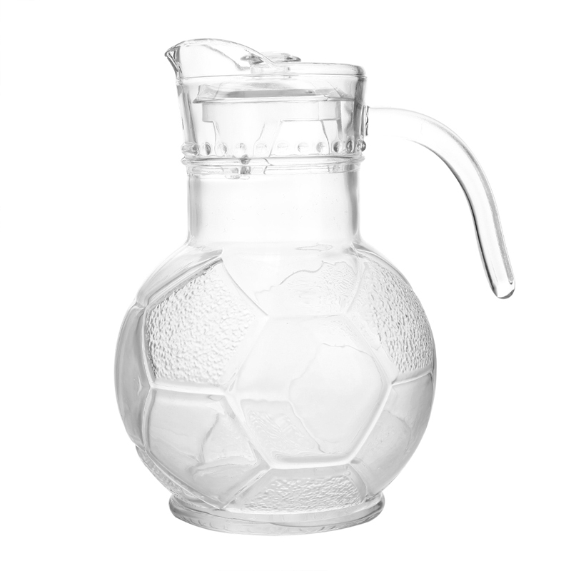 Classic Daily Life High Quality Tea Coffee Drinking Juice Soccer Jug Glass Pot