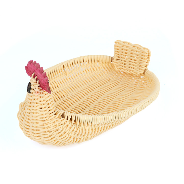 Basket High Quality Wholesale Hot-selling Chicken Shape Rattan Cheap Plastic Egg Storage Wicker Gift Laundry Baskets