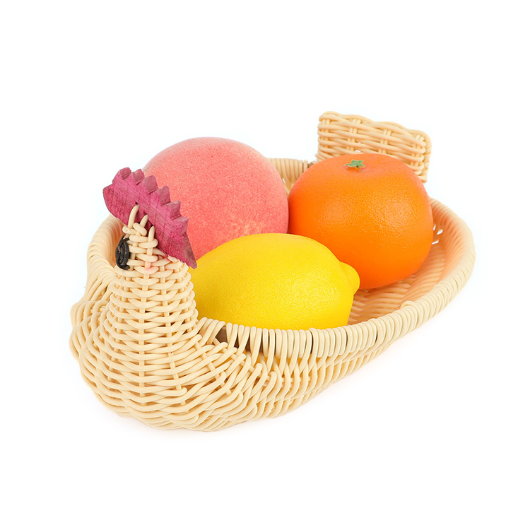 Basket High Quality Wholesale Hot-selling Chicken Shape Rattan Cheap Plastic Egg Storage Wicker Gift Laundry Baskets