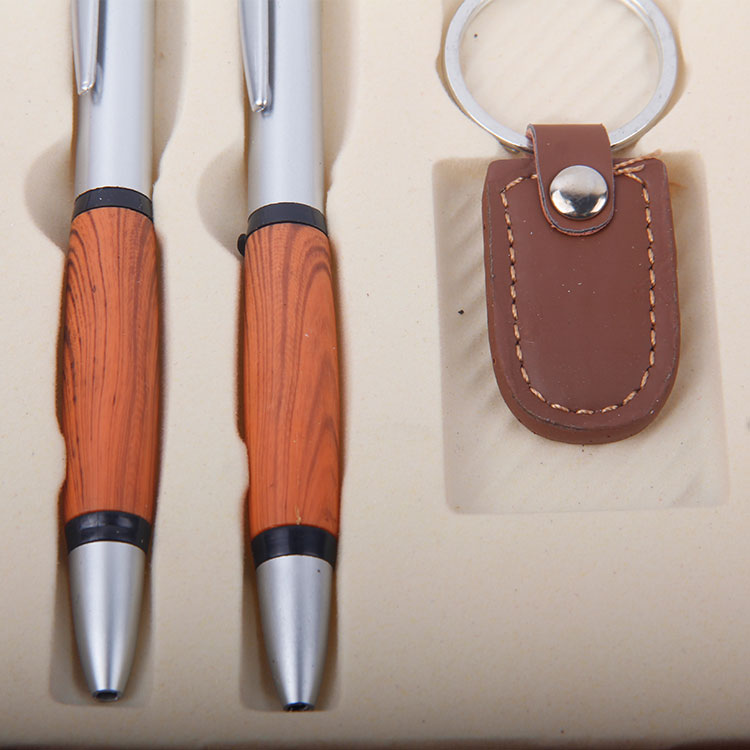 M-2PC Ballpoint Pen + Keychain Set