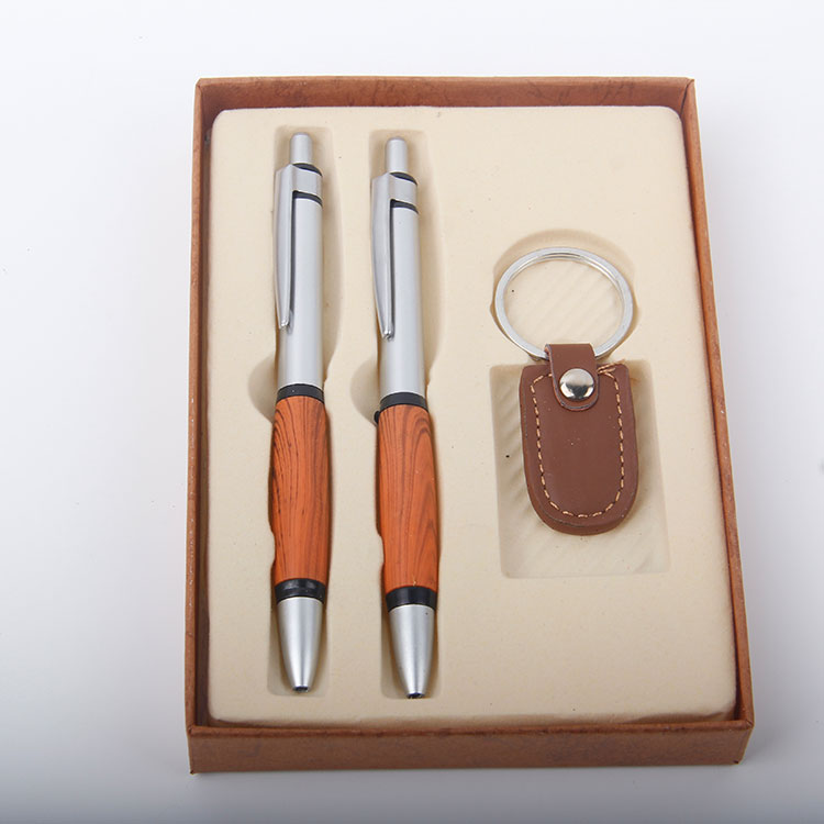 M-2PC Ballpoint Pen + Keychain Set
