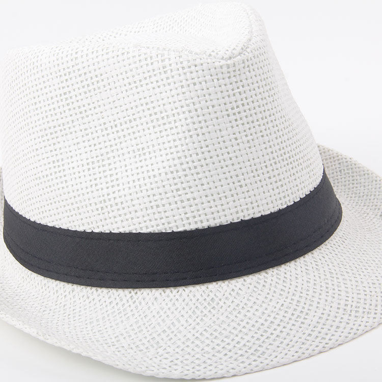 D-Weave Ribbon with Lining Cap Shape Woven Straw Hat Sun Hat