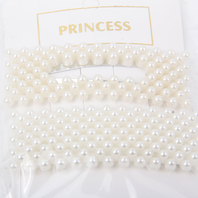 P-2PC Different Styling Pearl Hair Clips 2