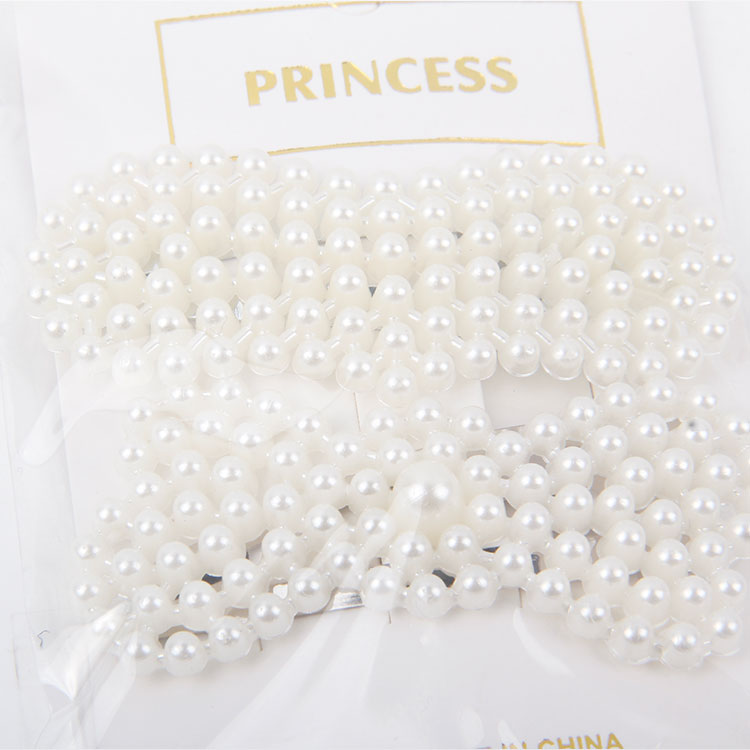 P-2PC Different Styling Pearl Hair Clips 4