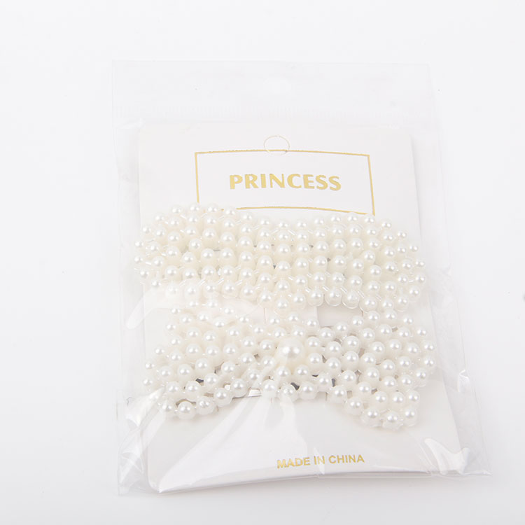 P-2PC Different Styling Pearl Hair Clips 4