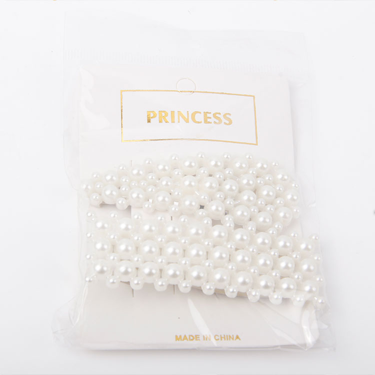 P-2PC Different Styling Pearl Hair Clips 6