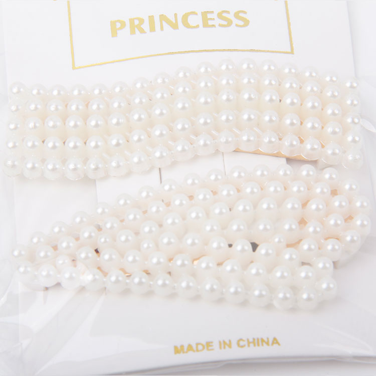 P-2PC Different Styled Pearl Hair Clips 7
