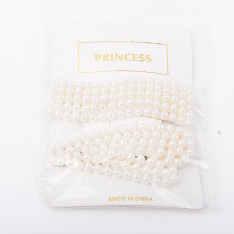 P-2PC Different Styled Pearl Hair Clips 7