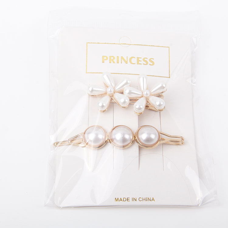 P-2PC Different Styled Pearl Hair Clips