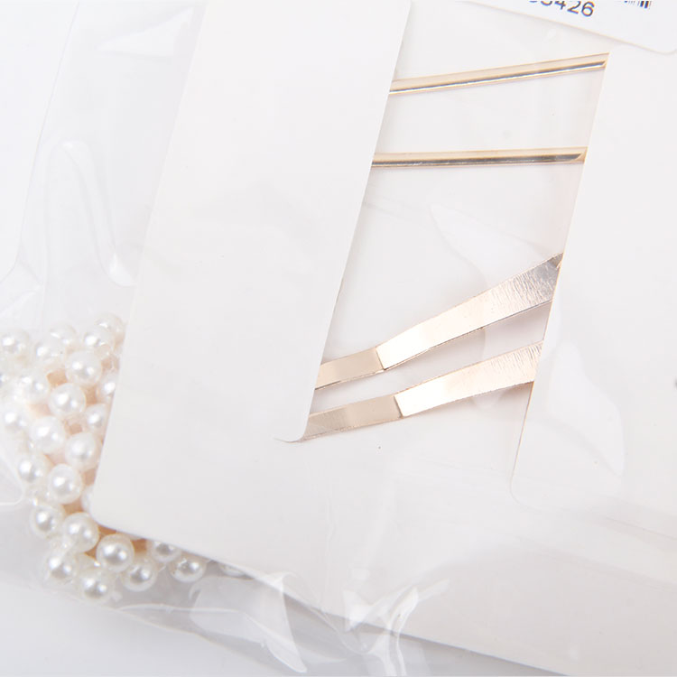 P-2PC Diamante Clip + 1PC Pearl Hair Clip 2
