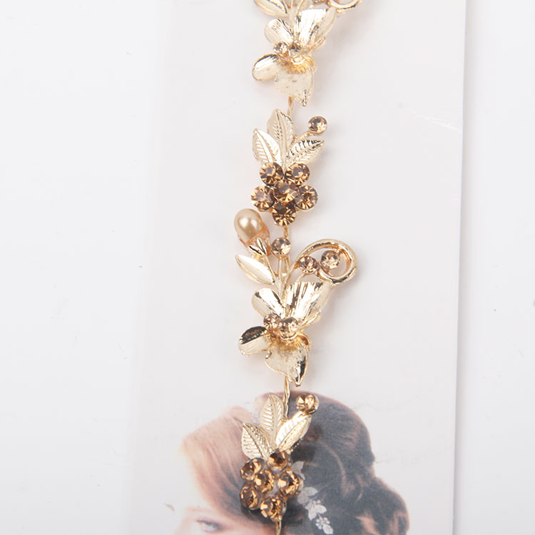 P-Butterfly Headband Chain With Pearls And Diamonds 1
