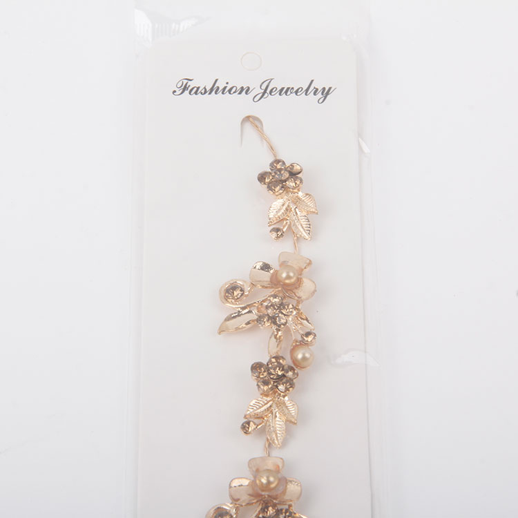 P-Flower Bracelet With Pearls And Diamonds