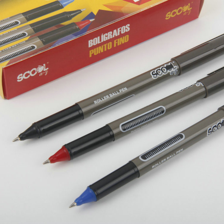 M-10PC Signing Pen In Colourful Box With Metal Hook Cap