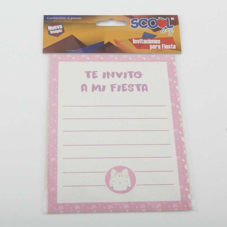 M-Invitation Card On Rectangular Paper