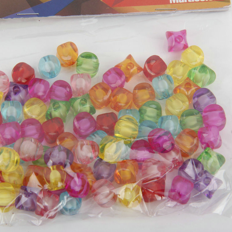 R-8MM DIY Clear Acrylic Beads