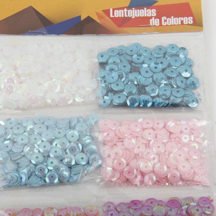 R-6MM 8-color DIY Sequin Set