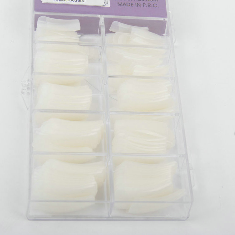 P-100PC Plastic Boxed Single Colour Grooming Finger Nails