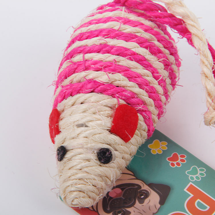 Sisal Shaped Mouse Pet Toy