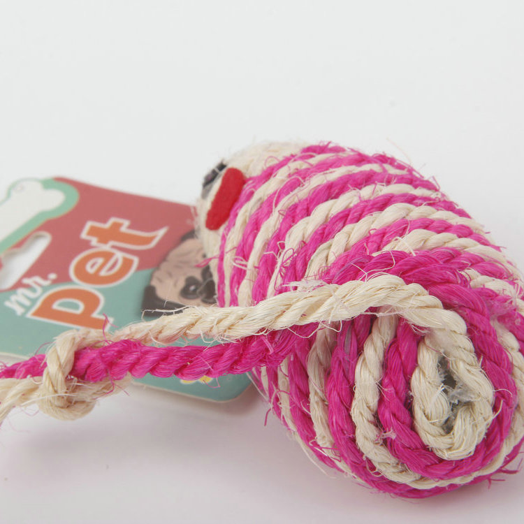 Sisal Shaped Mouse Pet Toy