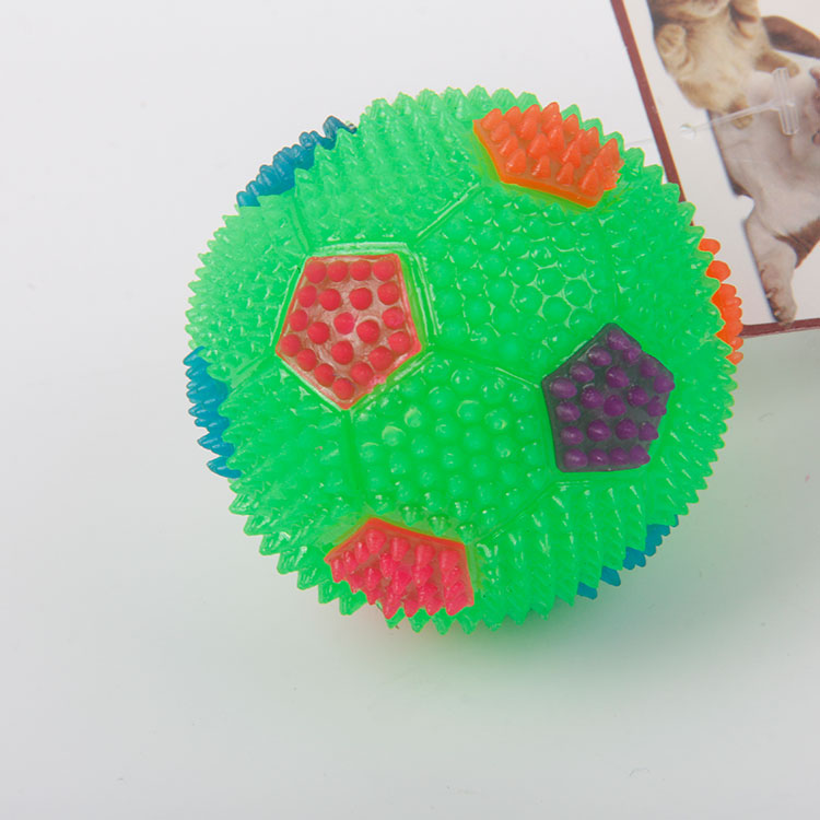 S-S-Dimensional Spiked Round Ball With Sound Enamel Pet Toy