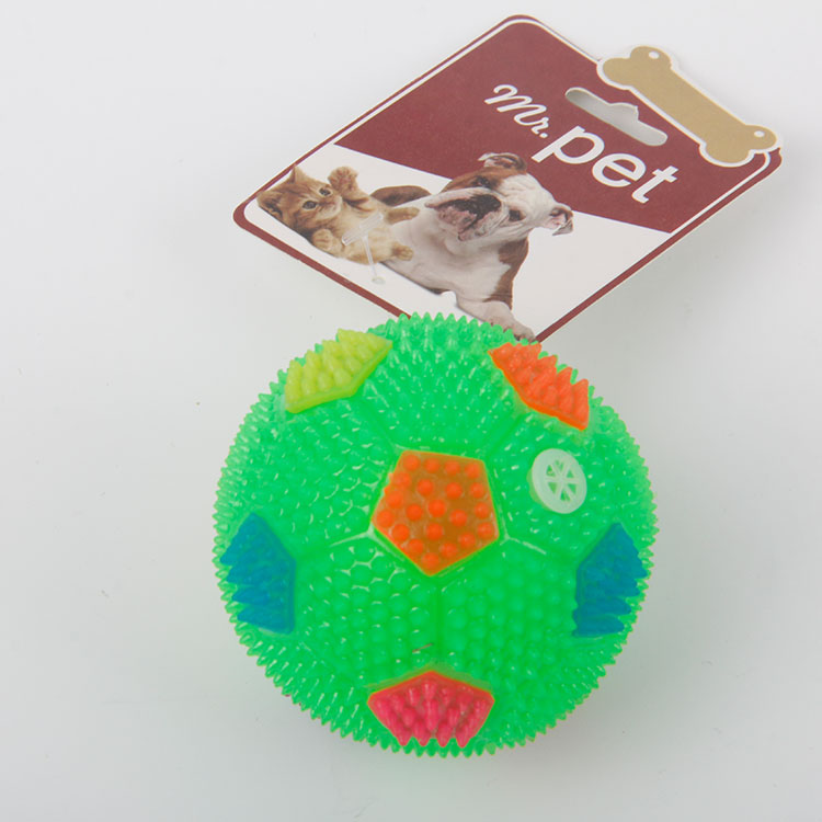 S-S-Dimensional Spiked Round Ball With Sound Enamel Pet Toy