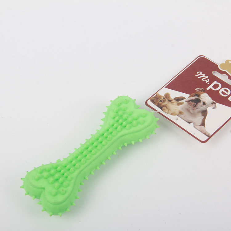 S-Love Bone Shaped Spiny TPR Pet Chew Toy