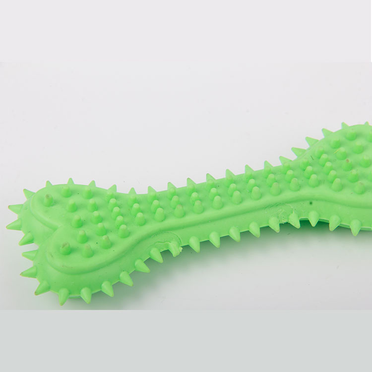 S-Love Bone Shaped Spiked TPR Pet Chew Toy