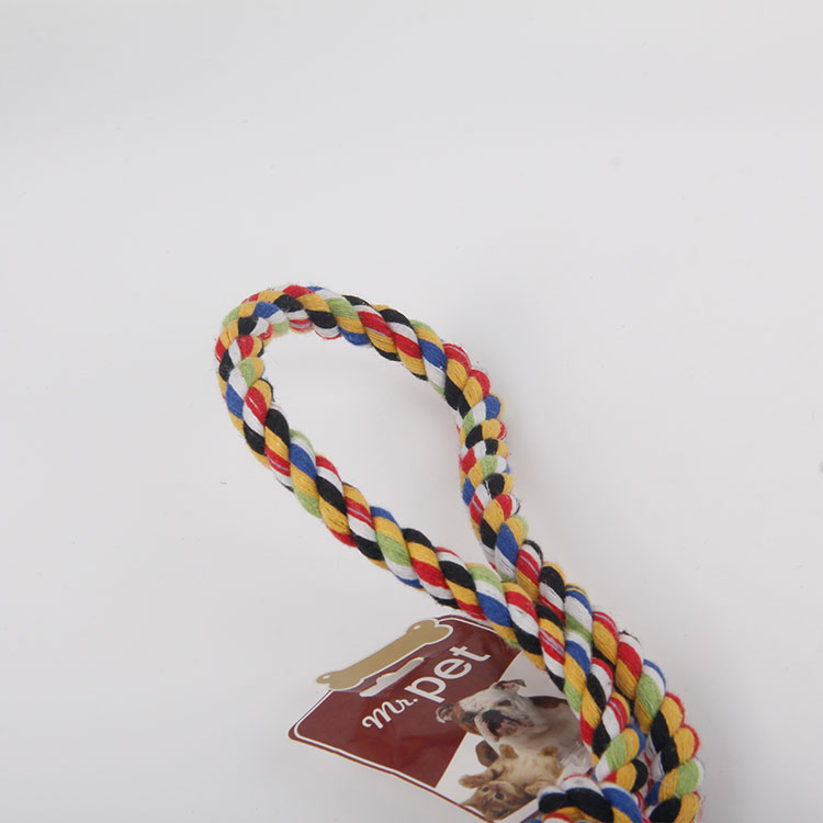 S-Braided Rope With Ball Double Knotted Cotton Rope Pet Toy