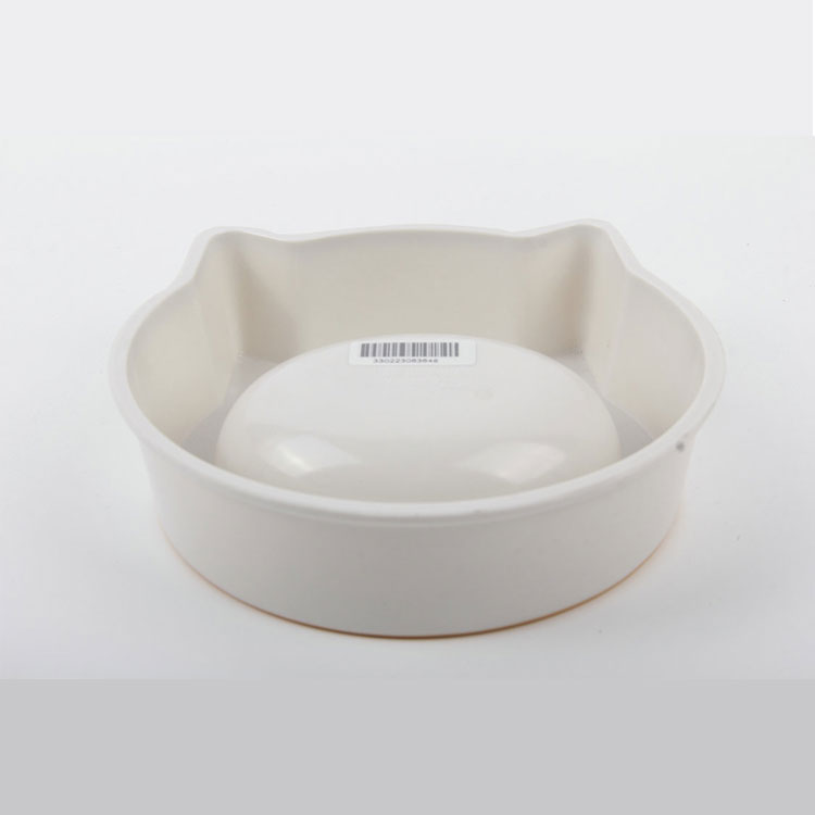 S-Cat's Head-Shaped Plastic Pet Basin