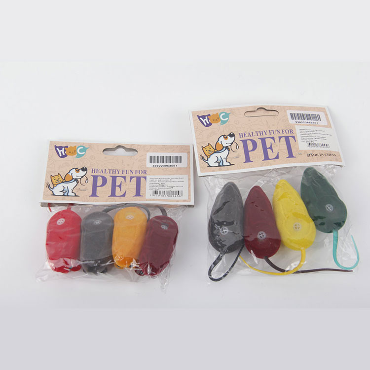 S-4PC Voice Mouse Pet Toy