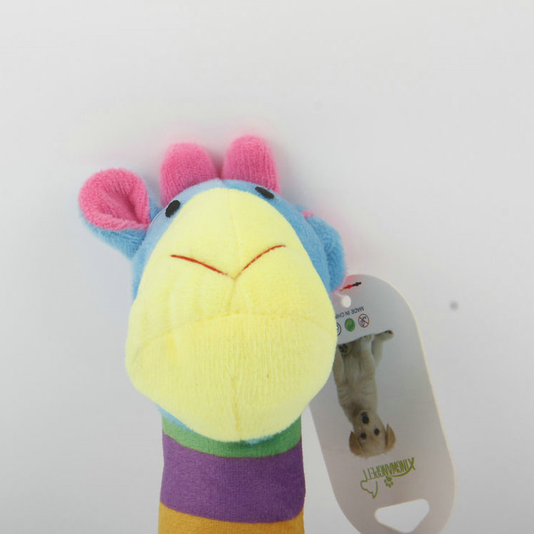 S-Sounding Plush Giraffe Pet Toy