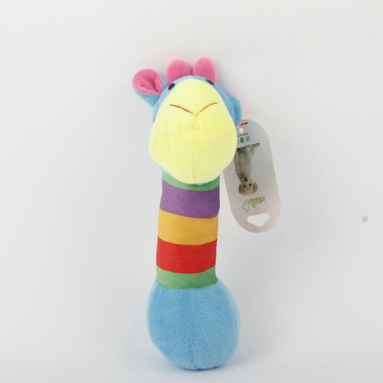 S-Sounding Plush Giraffe Pet Toy