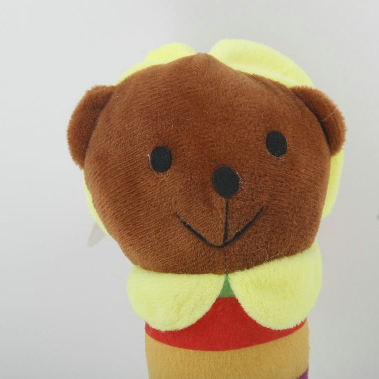 S-Sounding Plush Bear Pet Toy