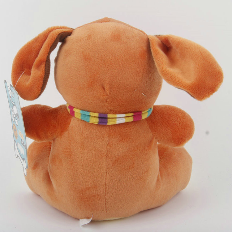 S-Plus Whistle Eye Embroidery Plush Puppy Pet Toy