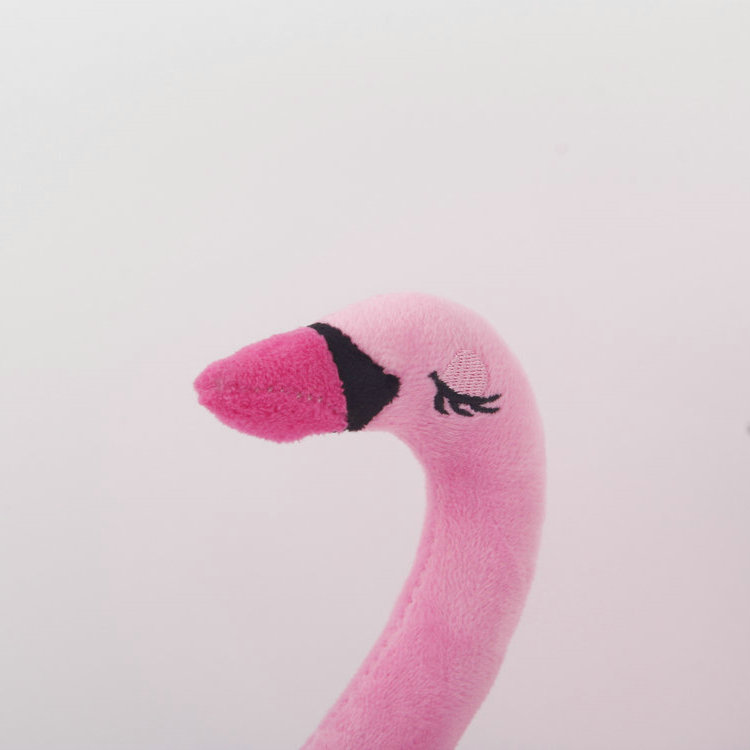 S-Plus Whistle Eye Embroidery Plush Swan Pet Toy