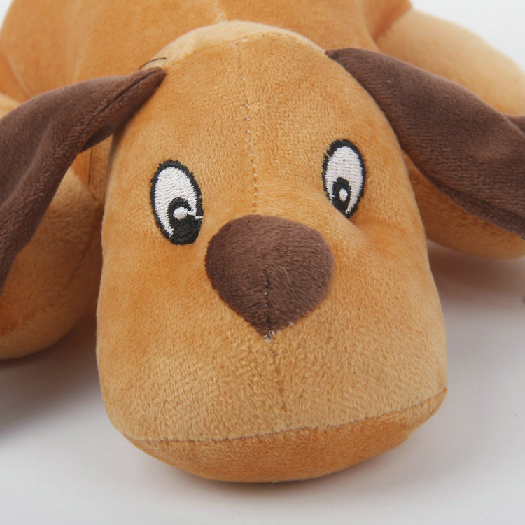 S-Plus Whistle Eye Embroidery Plush Dog Pet Toy