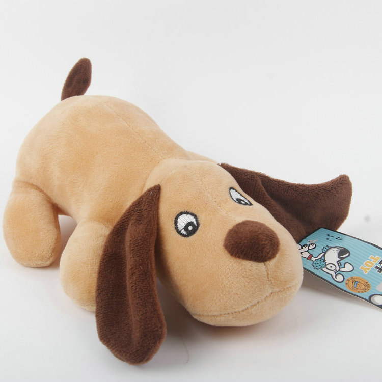 S-Plus Whistle Eye Embroidery Plush Dog Pet Toy