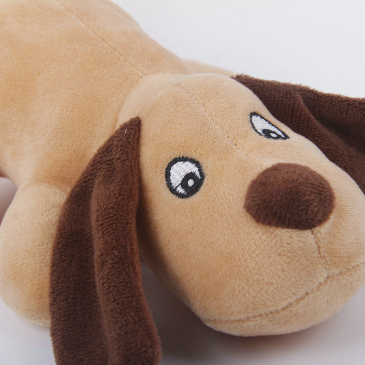 S-Plus Whistle Eye Embroidery Plush Dog Pet Toy