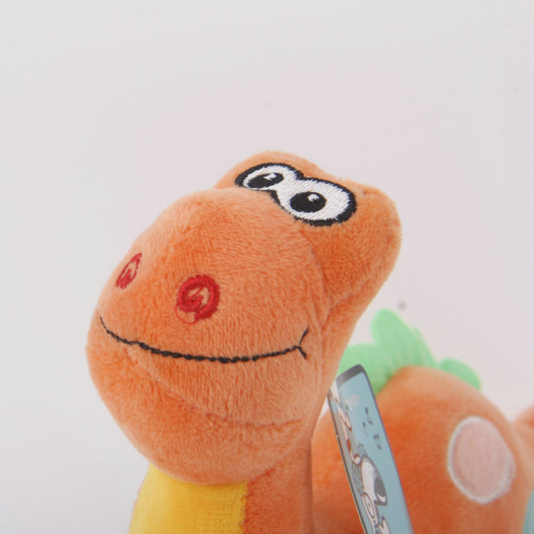 S-Plus Whistle Eye Embroidery Plush Dinosaur Pet Toy 1