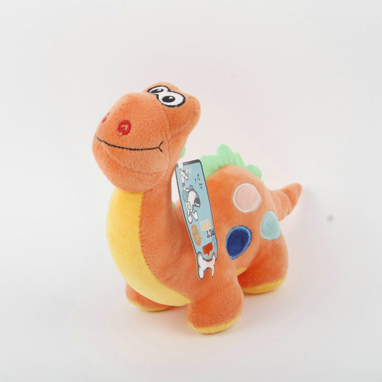 S-Plus Whistle Eye Embroidery Plush Dinosaur Pet Toy 1