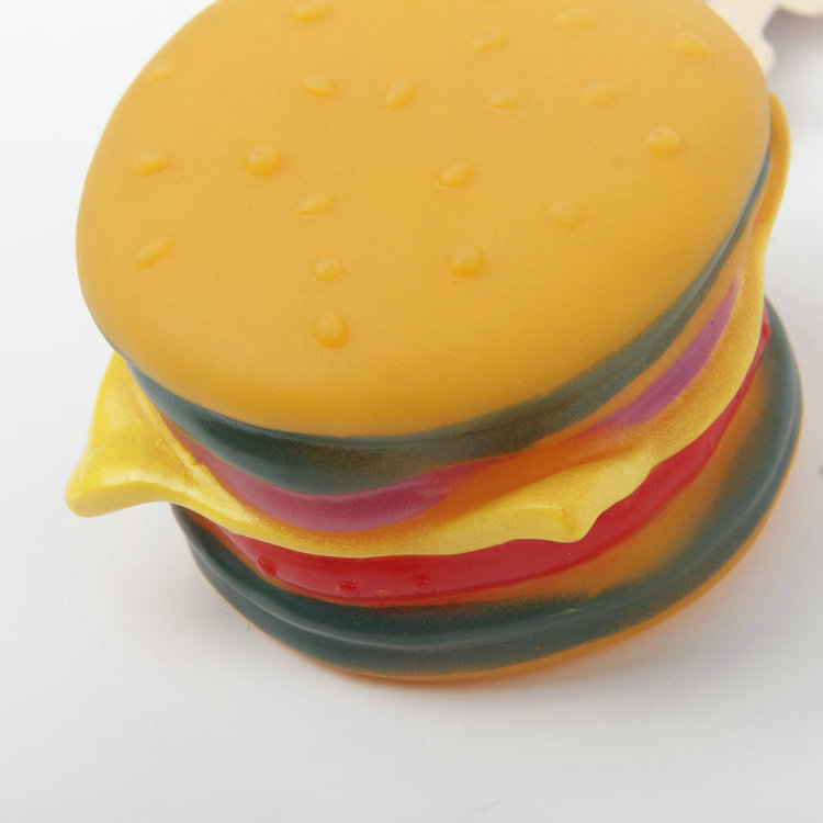 S-Hamburger Pet Toy With Sound