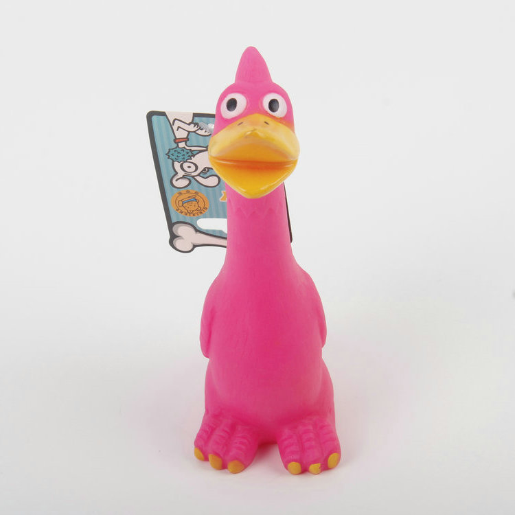 S-Bird Shape With Voice Vinyl Pet Toy