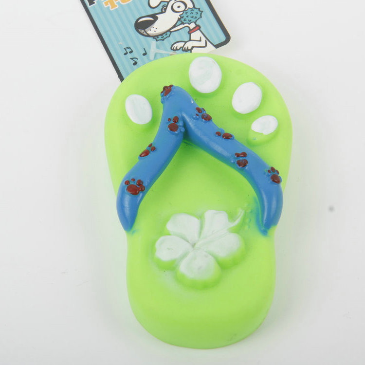 S-Flip-Flops Pet Toy With Sound Vinyl