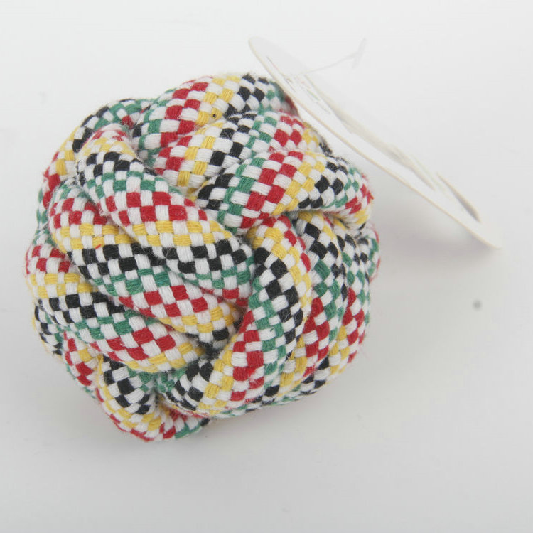 S-Ball Woven Pet Color Cotton Rope Toy 1