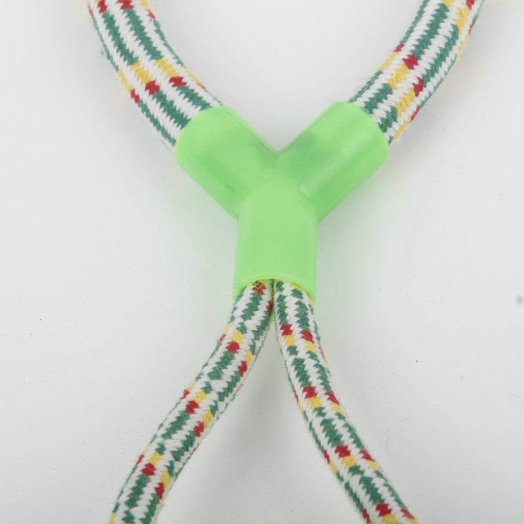S-Y Type Plastic Tube With Tennis Woven Pet Toy