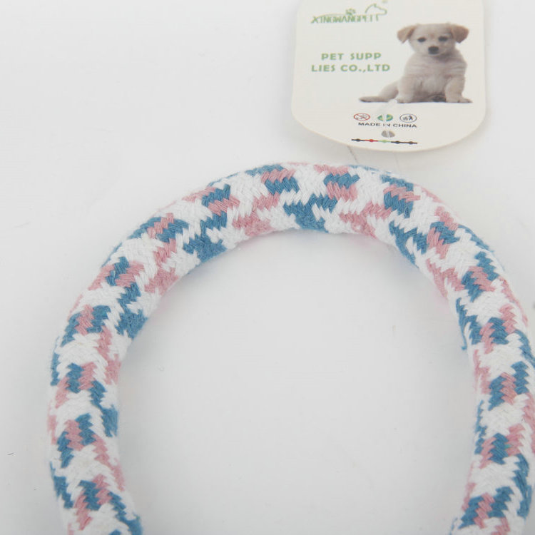 S-Y Type Plastic Tube With Tennis Woven Pet Toy 1