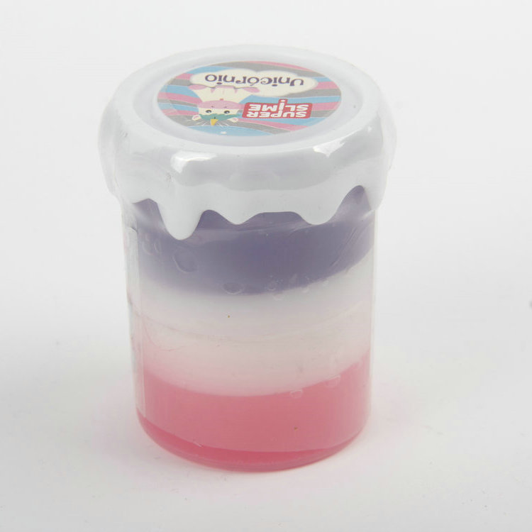 R-Cylinder Plastic Box Three-color Crystal Mud Children's Toy