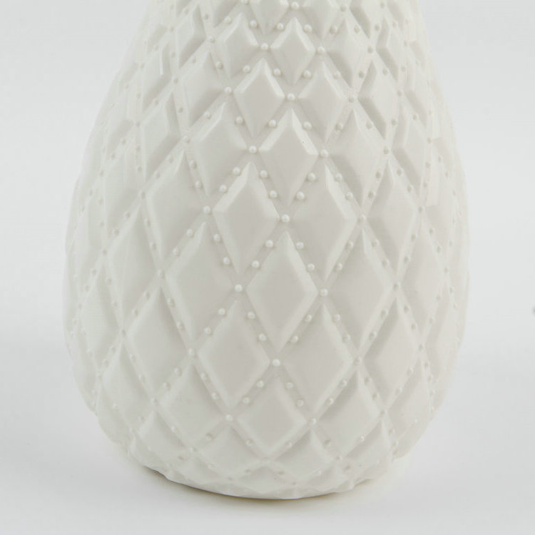 U-Round Mouth Prismatic Convex Dot Plastic Vase